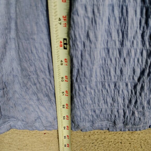 Free People Beach La La Maxi Dress Women's Medium Lavender Blue Influencer Boho - Picture 7 of 11